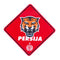 Persija Sign Board Mobil Macan - Merah